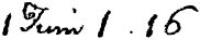 21 March 1773 1 Tim 182 x 37