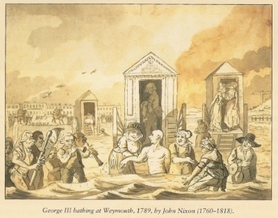 George III bathing