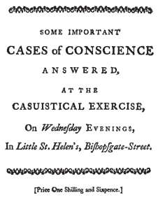 cases of conscience